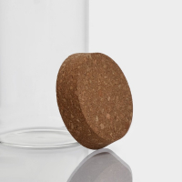 Банка стеклянная для хранения сыпучих продуктов BellaTenero &laquo;Классика&raquo;, 800 мл, 8,5&times;19 см, с пробковой крышкой