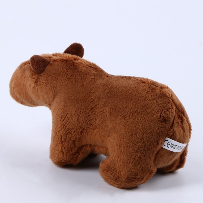 Мягкая игрушка «Капибара», 20 см, цвет тёмно-коричневый Мягкая игрушка «Капибара», 20 см, цвет тёмно-коричневый