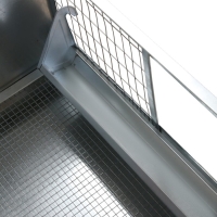 Брудер для цыплят, 100 &times; 40 &times; 45 см, с поддоном, кормушкой и поилкой, металлический