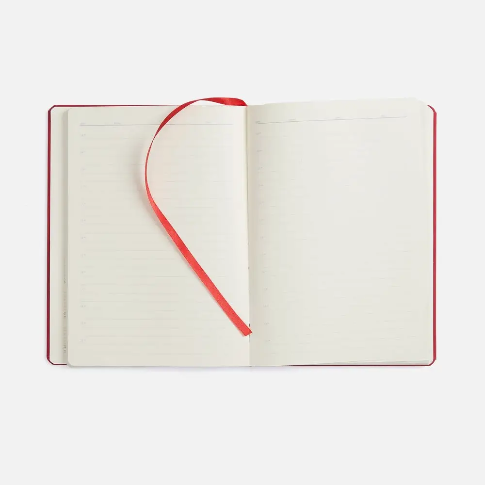 Ежедневник Urban Metal, недатированный, красный