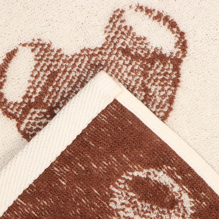 Полотенце махровое Этель Teddy bear, 50х90 см, 100% хлопок, 420 г/м2