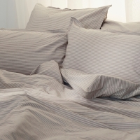 Наволочка SL Home Cotton 50*70+2 см, цв.бежевый/белый, 100% жатый хлопок