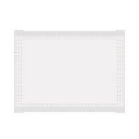 Стол "Ротанг", 76,5х57х42 см, цвет белый