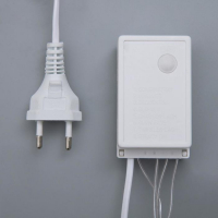 Гирлянда &laquo;Бахрома&raquo; 4 &times; 0.6 м, IP44, прозрачная нить, 180 LED, свечение зелёное, 8 режимов, 220 В