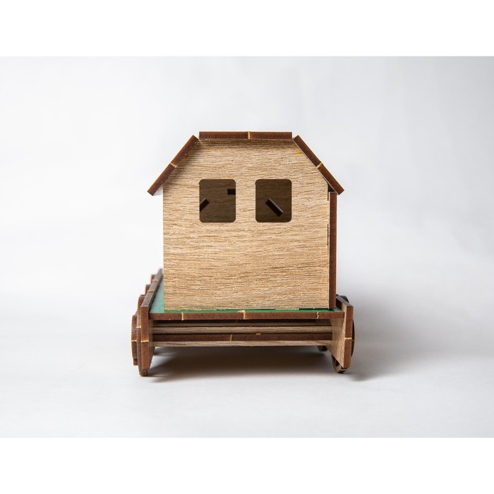 Конструктор на новый год. Сборная модель-поезд &laquo;Праздничный паровоз&raquo;