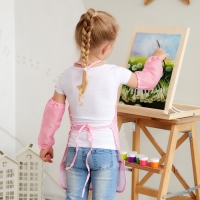 Фартук детский с нарукавниками Этель &laquo;Радуга&raquo;, 49 х 39 см