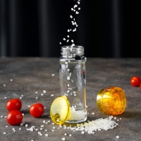 Мельница для специй, пластиковый механизм, 115 мл (45-80 гр), цвет жёлтый