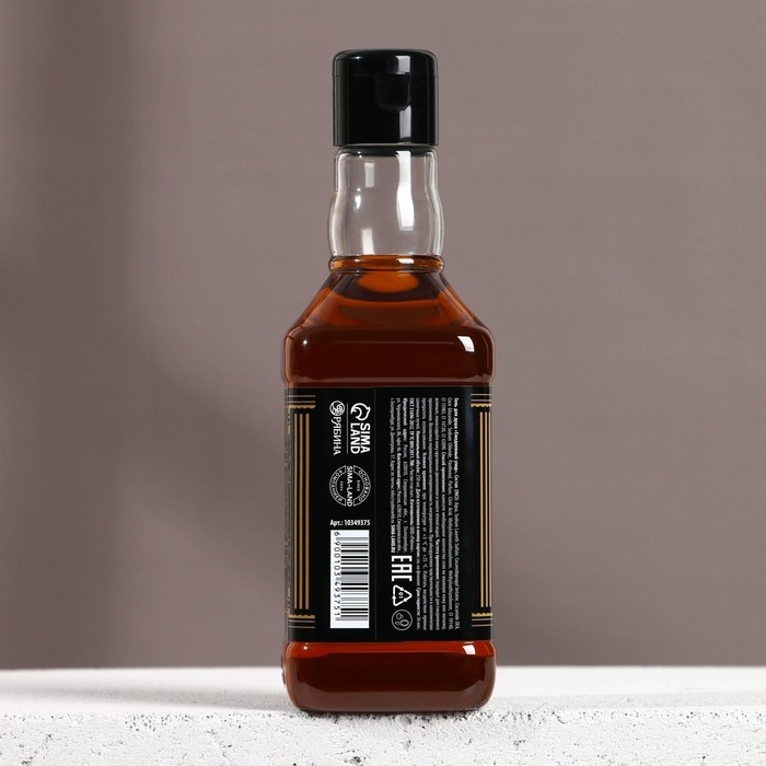 Гель для душа во флаконе виски &laquo;С Новым Годом&raquo;, 250 мл, аромат парфюма, ЧИСТОЕ СЧАСТЬЕ