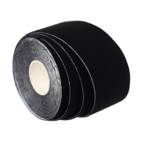 Кинезио - тейп, 3,8 см &times; 5 м, цвет чёрный