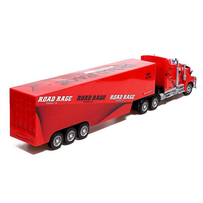 Грузовик радиоуправляемый «Фура», работает от батареек, световые эффекты, МИКС Грузовик радиоуправляемый «Фура», работает от батареек, световые эффекты, МИКС