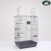 Клетка для птиц "Пижон" №104-Б, разборная, 2 секции, 58 х 40 х 88см, серая Клетка для птиц "Пижон" №104-Б, разборная, 2 секции, 58 х 40 х 88см, серая