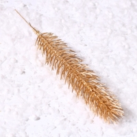 Декор &laquo;Веточка ели золотистая&raquo;, набор 2 шт., размер 1 шт. &mdash; 22 &times; 4 см