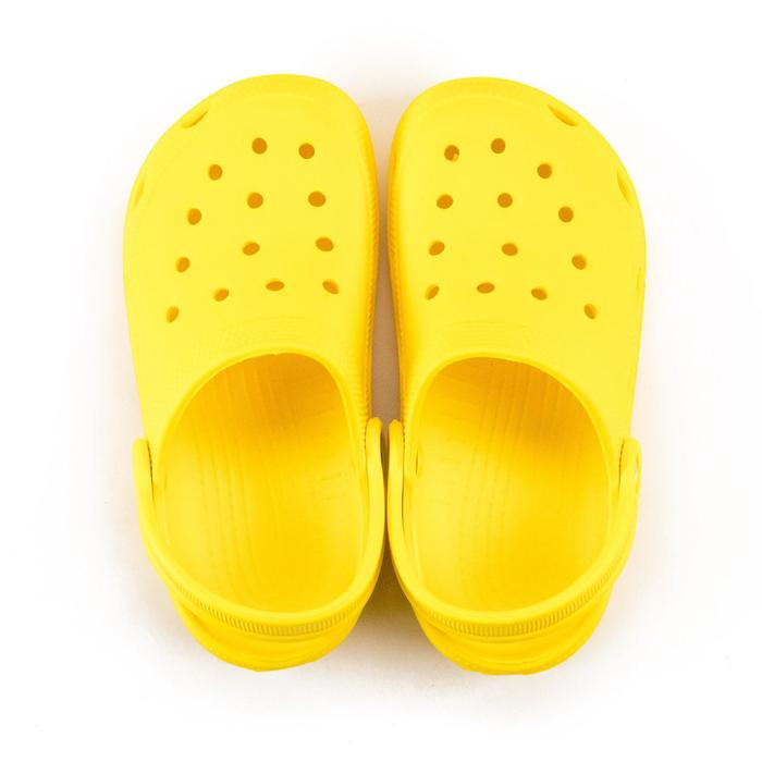 Сабо детские, цвет жёлтый МИКС, размер 28