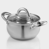 Кастрюля из нержавеющей стали Доляна &laquo;Гиперион&raquo;, 1,9 л, d=16 см, с крышкой