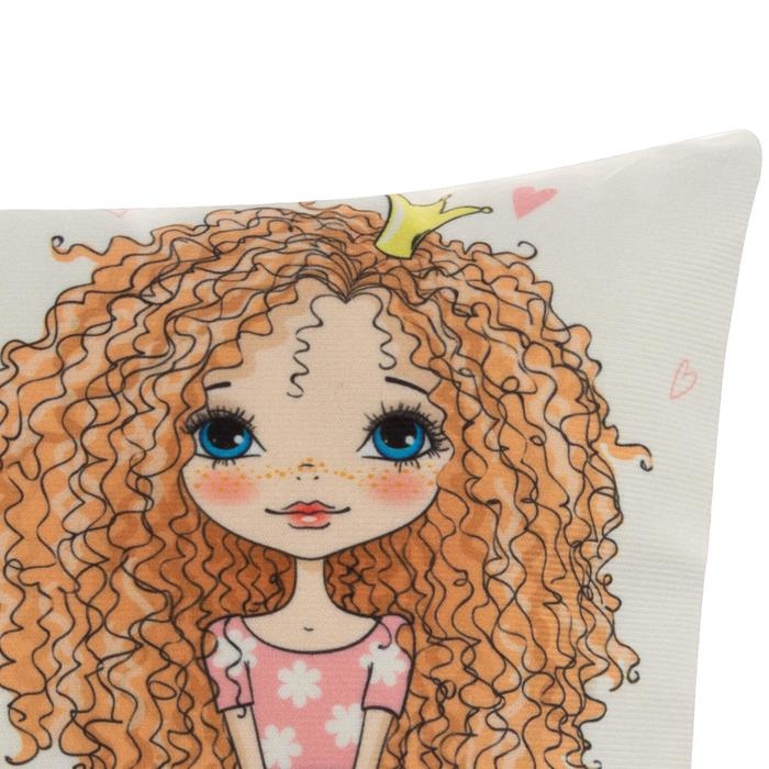 Наволочка декоративная Этель Девичьи истории&raquo;Мечты&raquo; 40х40 см, велюр