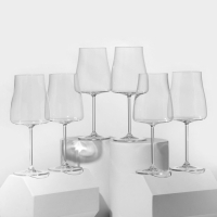 Набор бокалов для вина Alex, стеклянный, 600 мл, 6 шт Набор бокалов для вина Alex, стеклянный, 600 мл, 6 шт
