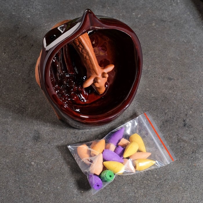 Подставка для благовоний Подставка для благовоний "Жираф на водопое" 22х13см