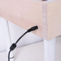 Стол для рисования песком с цветной подсветкой, 50 &times; 70 см и крышкой + гребень и трафарет