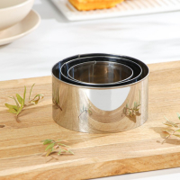 Набор форм для выкладки и выпечки «Круг» KONFINETTA, 3 шт, d=8 см, d=10 см, d=12 см, цвет серебристый Набор форм для выкладки и выпечки «Круг» KONFINETTA, 3 шт, d=8 см, d=10 см, d=12 см, цвет серебристый