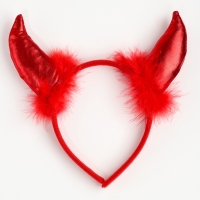 Карнавальный набор &laquo;Злобный чёртик&raquo;: платье, перчатки, ободок, р-р 42-44, красный