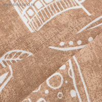 Скатерть "Доляна" Cup of tea 110х144 см, 100% хлопок, 164 г/м2