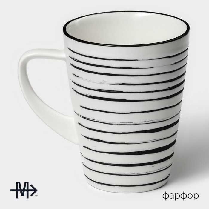 Кружка фарфоровая Magistro Hypnose, 350 мл Кружка фарфоровая Magistro Hypnose, 350 мл