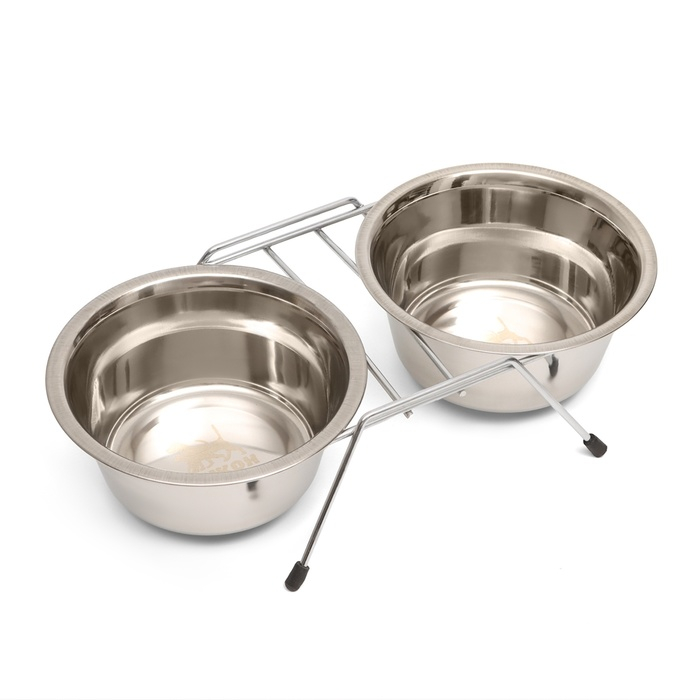 Набор из 2 мисок на подставке, 2 х 800 мл Набор из 2 мисок на подставке, 2 х 800 мл