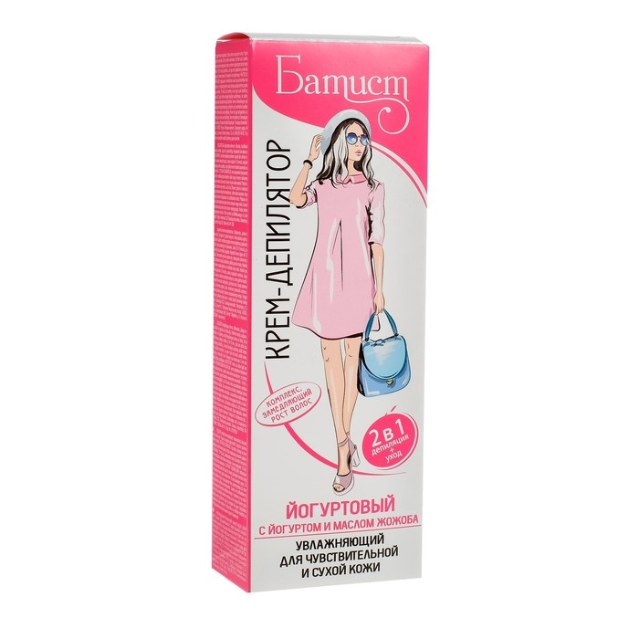 Крем для депиляции &laquo;Батист&raquo; йогуртовый, 100 мл