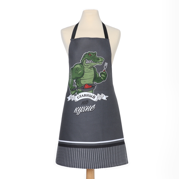 Кух. Набор Доляна Кух. Набор Доляна"Главный на кухне" 3 пр.: фартук 70х60 см,прих. 20х20 см,полот.35х60см-2шт