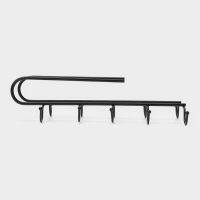 Держатель для кружек подвесной Доляна, на 10 предметов, 27,8×18,5×7,5 см, цвет чёрный Держатель для кружек подвесной Доляна, на 10 предметов, 27,8×18,5×7,5 см, цвет чёрный