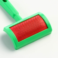 Пуходерка без капель полукруглая, 8,5 х 13 см, зелёная Пуходерка без капель полукруглая, 8,5 х 13 см, зелёная