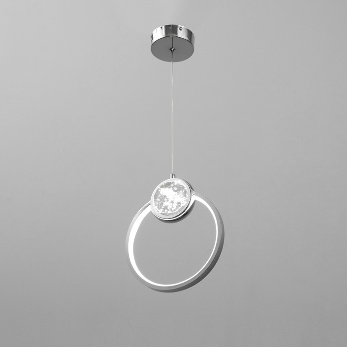 Светильник BayerLux Светильник BayerLux "Антел круг" LED 30Вт 6000К хром 22х26х100 см