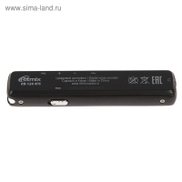 Диктофон Ritmix RR-120 4GB, MP3/WAV, дисплей, металл корпус, черный