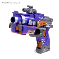 Бластер &laquo;Титан&raquo;, трансформируется, стреляет мягкими пулями, цвет фиолетовый