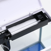 Аквариум SeaStar HX-390F в комплекте: LED-лампа 3х цветная, 7 режимов, фильтр, 30 л, белый