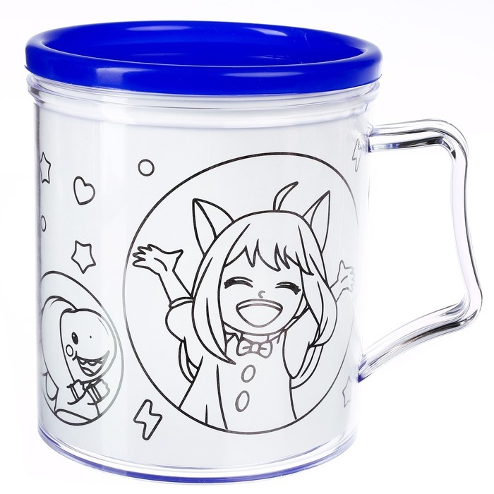 Кружка раскраска с вкладышем &laquo;Приятного чаепития!&raquo;