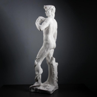 Фигура "Давид" белый, 33х44х113см