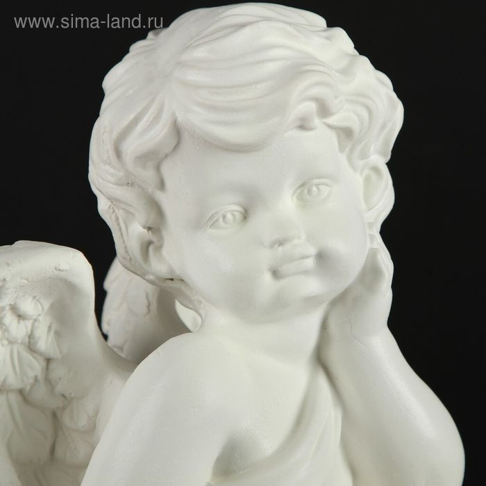 Светящаяся фигура Светящаяся фигура "Ангел сидя на колонне" 17х51х16см