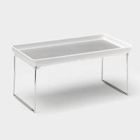 Столик - поднос для подачи Griten, складной, 36,2&times;19&times;3,7 см, цвет белый