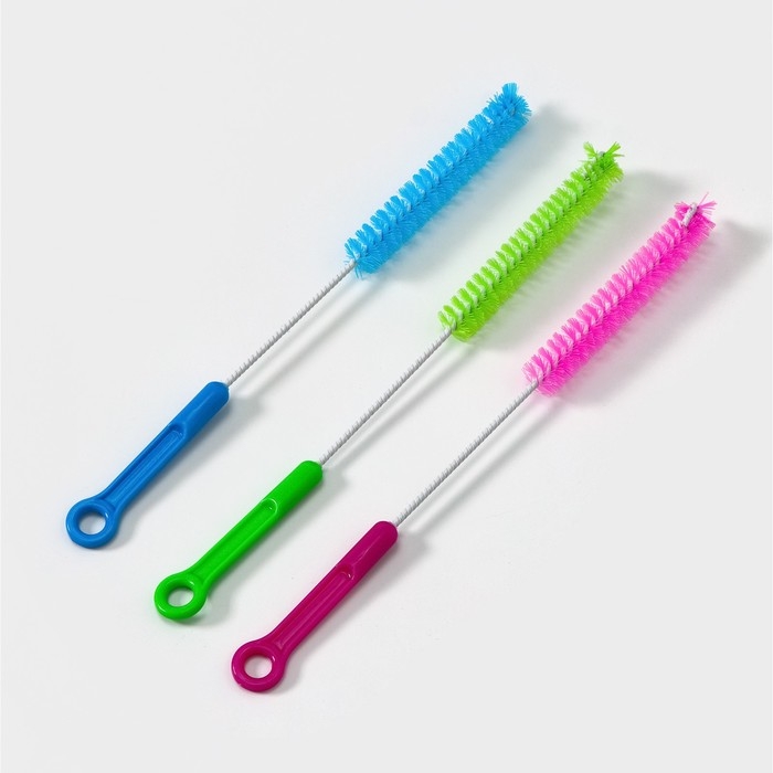 Ёршик для посуды Доляна, 2&times;34 см, цвет МИКС