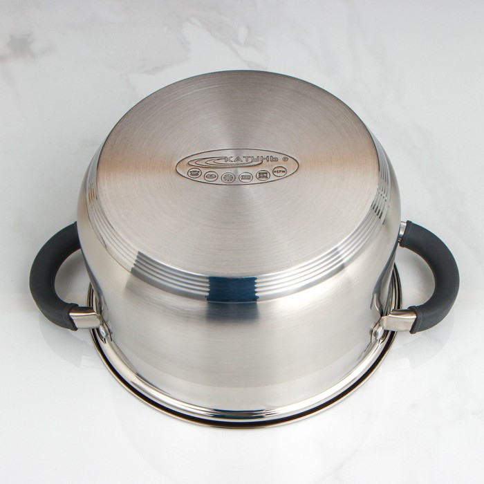 Кастрюля &laquo;Ирида&raquo;, 3.9 л, d=20 см, капсульное дно, индукция