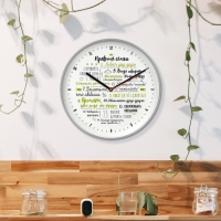 Часы настенные "Правила семьи", плавный ход, d-30.5 см