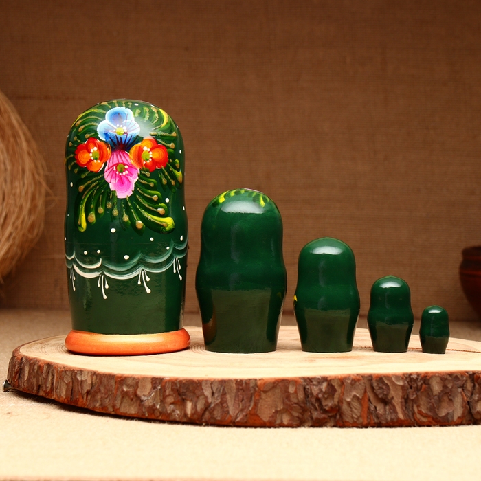 Матрёшка 5-кукольная  "Матрёна", 14-15 см