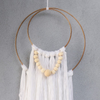 Панно настенное текстиль "Бохо" белоснежный