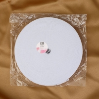 Резинка перфорированная, 20 мм, 25 м, цвет белый