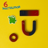 Набор для опытов «Опыты с магнитами», 6 опытов Набор для опытов «Опыты с магнитами», 6 опытов