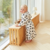 Халат детский муслиновый LoveLife &laquo;Панды&raquo; (6 лет, рост 116-122 см) 100% хлопок, 235 гр/м2