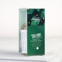 Гирлянда &laquo;Нить&raquo; 1 м роса с пробкой, IP44, серебристая нить, 10 LED, свечение белое, фиксинг, солнечная батарея