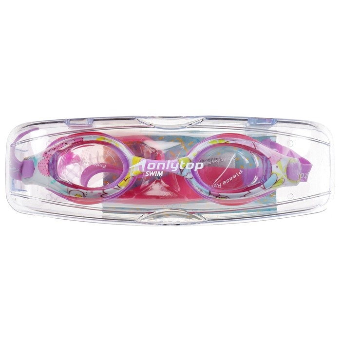 Очки для плавания детские ONLYTOP, беруши, набор носовых перемычек, цвета МИКС Очки для плавания детские ONLYTOP, беруши, набор носовых перемычек, цвета МИКС