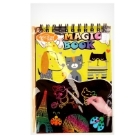 Блокнот-гравюра &laquo;Кот и пёс&raquo;, 10 листов, штихель